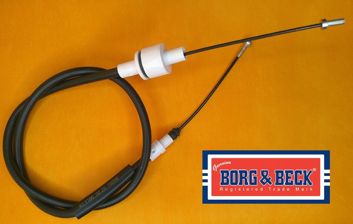 FORD ESCORT Mk3 Mk4 inc XR3i (1980-90) NEW CLUTCH CABLE - GENUINE BORG & BECK