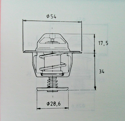 TRIUMPH DOLOMITE 1850 Sprint (1972-81) 82Â°C COOLANT THERMOSTAT & GASKET