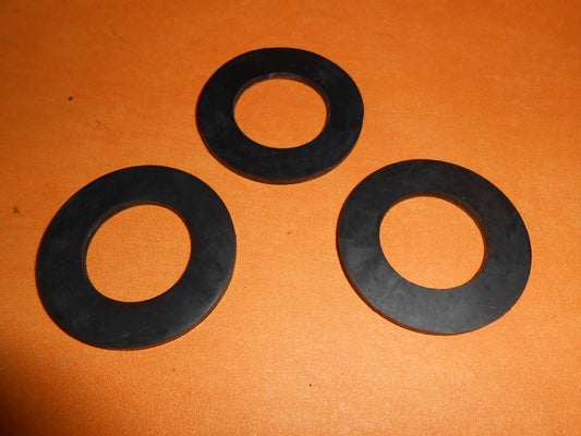 45mm DIAMETER RUBBER SEAL GASKET, 25mm HOLE 2.5mm Thick x3