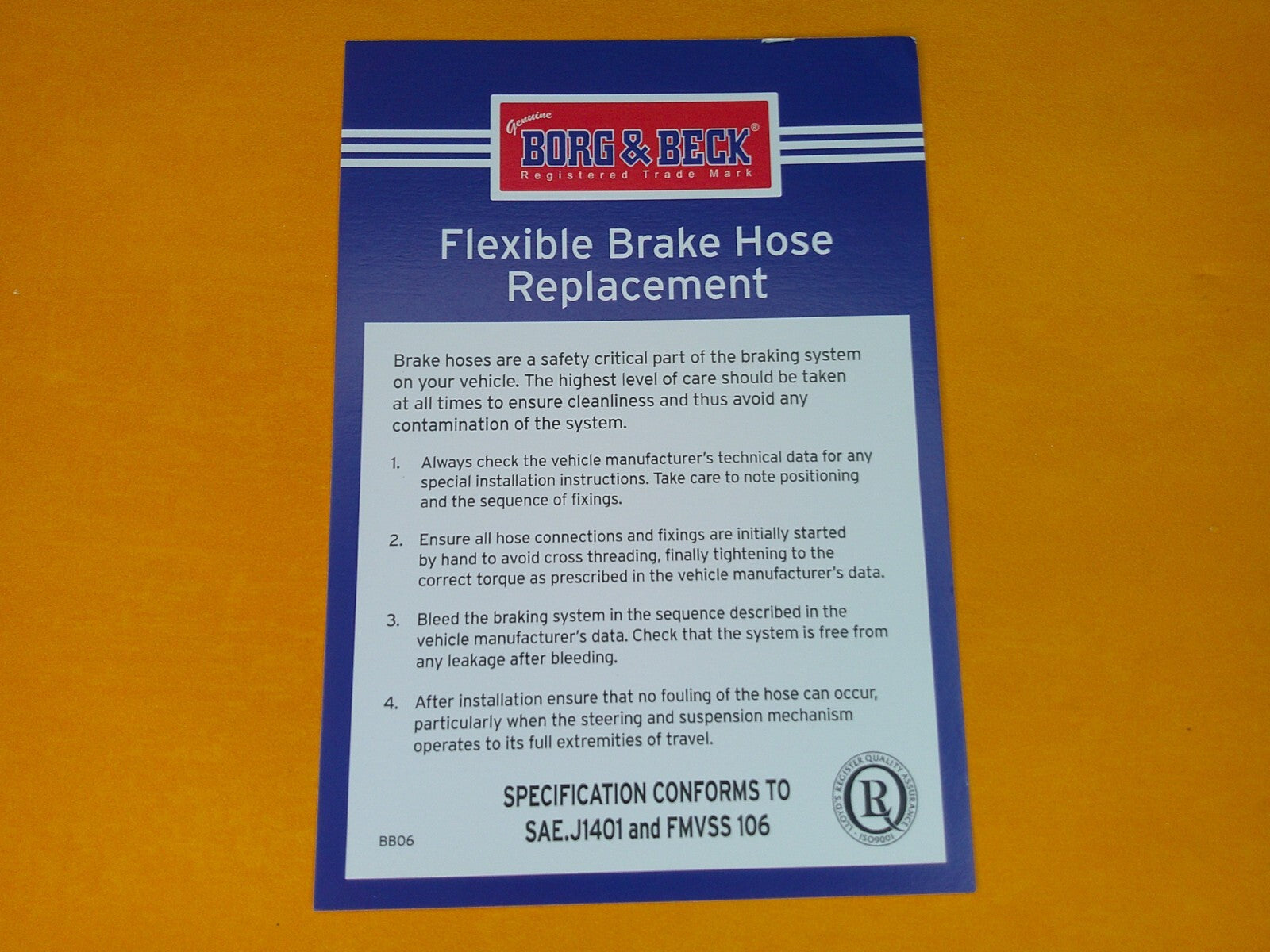 FORD ESCORT Mk3 Mk4 (05/1983-1990)410mm long FRONT BRAKE HOSES PAIR-BORG & BECK