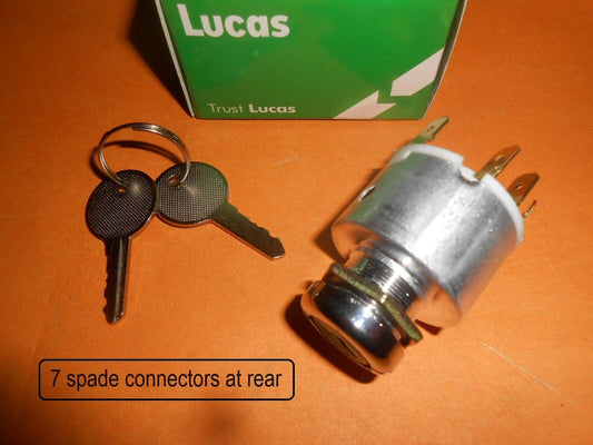 LAND ROVER Series 2 2A 3(1956-85)LUCAS IGNITION SWITCH WITH LOCK BARREL + KEYS