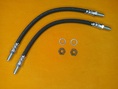 FORD ESCORT Mk2 RS MEXICO RS1600 RS2000 (1975-80) FRONT BRAKE HOSES PAIR