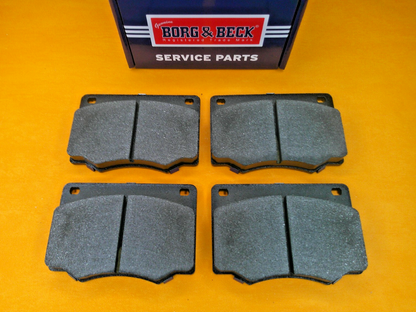 FORD GRANADA Mk2 2.8 2.5D (1977-85) FRONT BRAKE PADS-GENUINE BORG & BECK