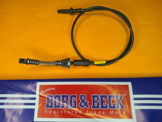 FORD ORION 1.6i 1600i (1986-90) NEW THROTTLE CABLE - Genuine Borg & Beck