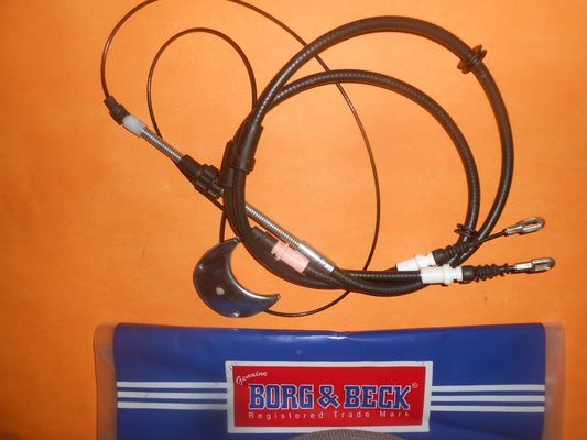 FORD SIERRA SAPPHIRE with rear discs(1984-93) REAR HAND BRAKE CABLE -BORG & BECK