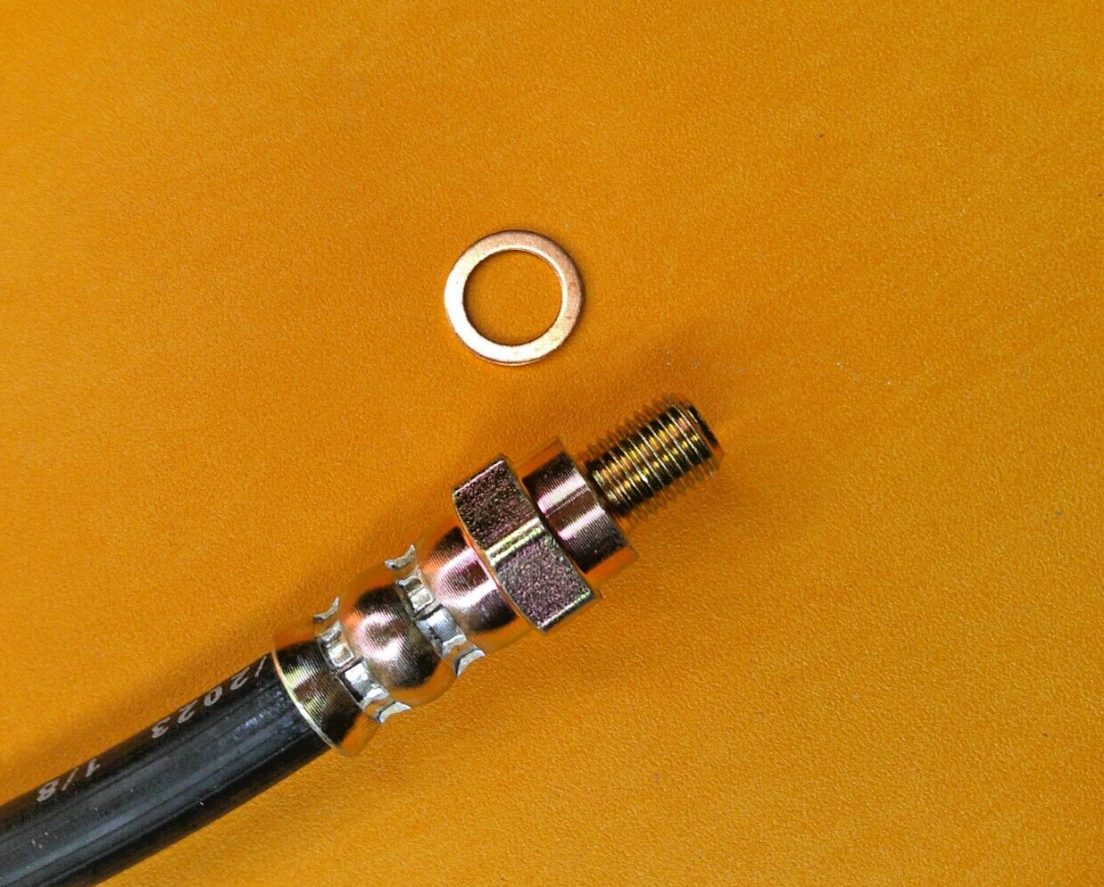 FORD CONSUL Mk2 (1956-62) REAR BRAKE HOSE + nut & washers