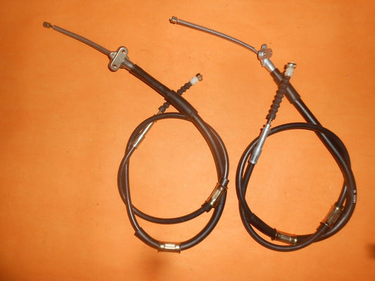 TOYOTA COROLLA  EE80 (1983-87) NEW REAR HAND BRAKE CABLES PAIR