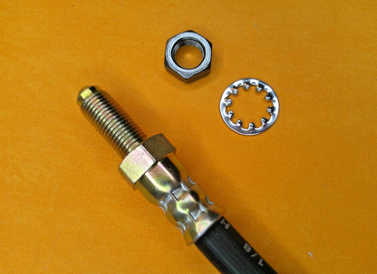 FORD THAMES VAN 400E 10 12 15cwt (1957-62) REAR BRAKE HOSE + nut & washers