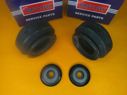 FORD FIESTA Mk3 inc XR2i & RS (1989-95) STRUT TOP MOUNTS PAIR - BORG N BECK