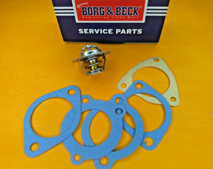 TRIUMPH SPITFIRE (1962-1980) 82Â°C COOLANT THERMOSTAT & GASKET -Borg & Beck