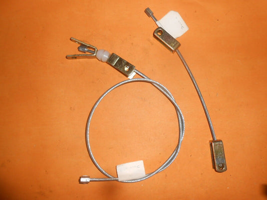 VAUXHALL MIDI VAN,BUS(1985-04/1988) REAR HAND BRAKE CABLES PAIR -VJB633, VJB634