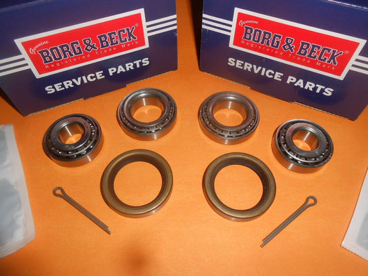 TRIUMPH 2000 2500 2.5Pi FRONT WHEEL BEARING KIT PAIR (Borg & Beck) GHK1016