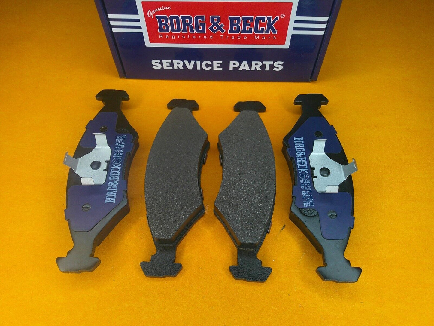 WESTFIELD SEVEN 1800 2000 (1993-2009) FRONT BRAKE PADS -GENUINE BORG & BECK