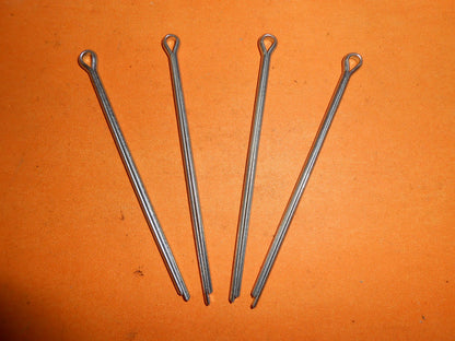 4mm x 90mm Long Split Pins Zinc Cotter Pins Retaining Pins x4