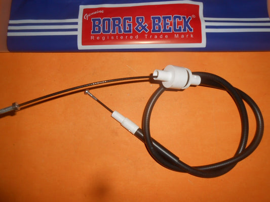 FORD P100 1.6 (1982-86) NEW CLUTCH CABLE - GENUINE BORG & BECK