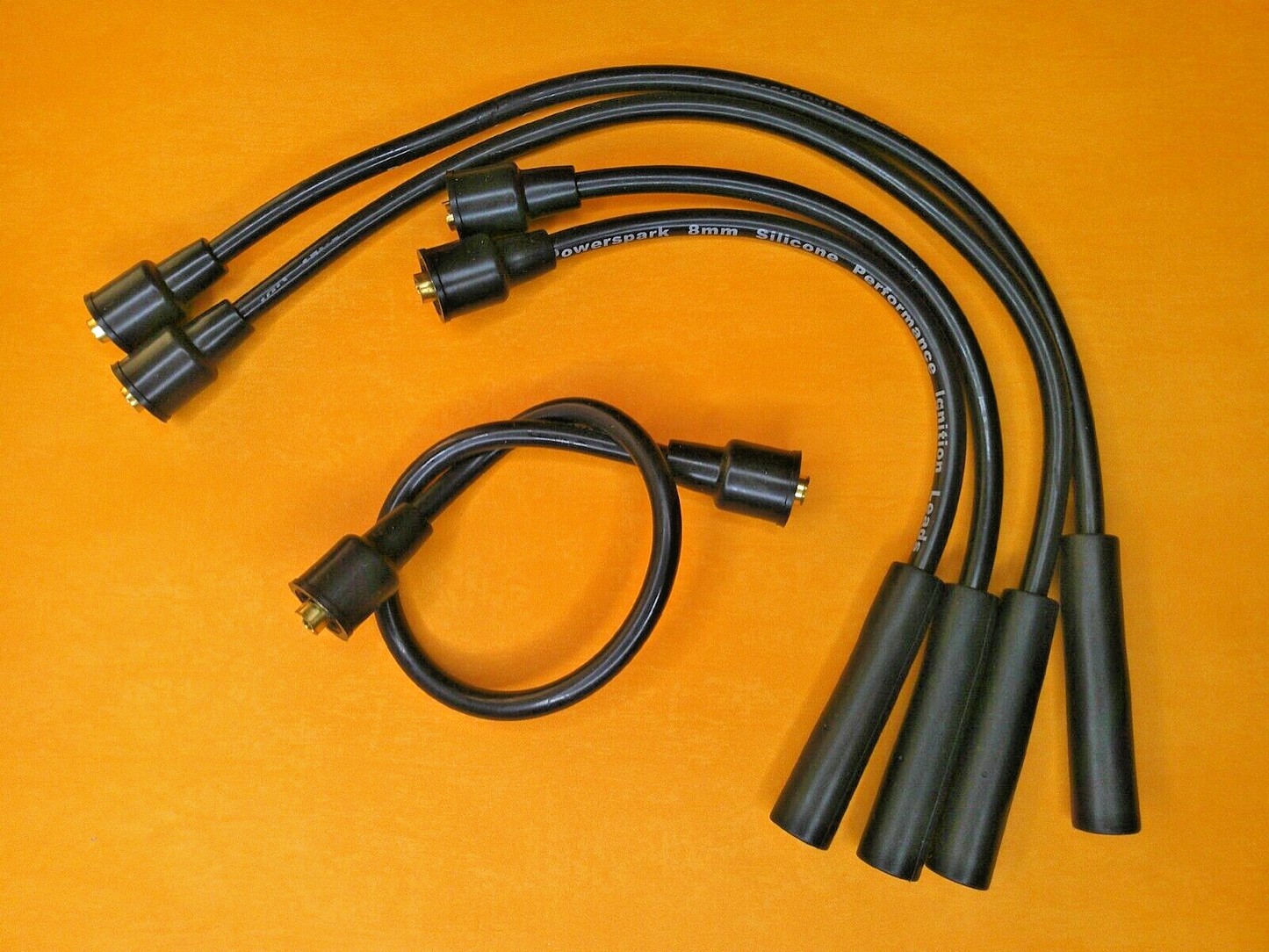 FORD ANGLIA 105E 123E(1959-66) 8mm PERFORMANCE IGNITION LEAD SET "push in leads"