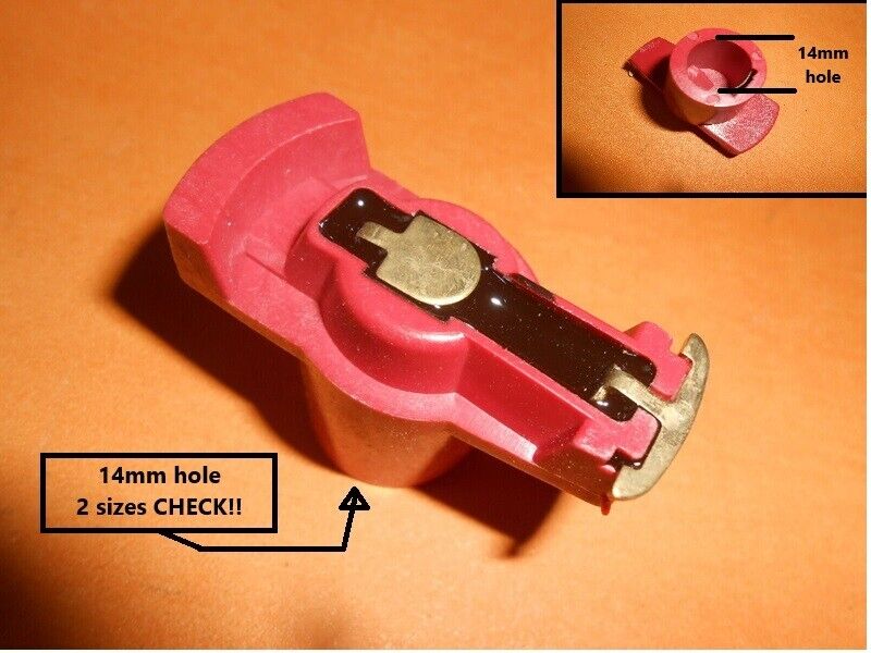 FORD ESCORT Mk4 XR3i 1986-90 "14mm shaft" NEW IGNITION ROTOR ARM - 47010