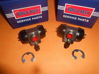 FORD TRANSIT Mk1 SWB 1965-1969 REAR BRAKE WHEEL CYLINDERS PAIR -19.00mm