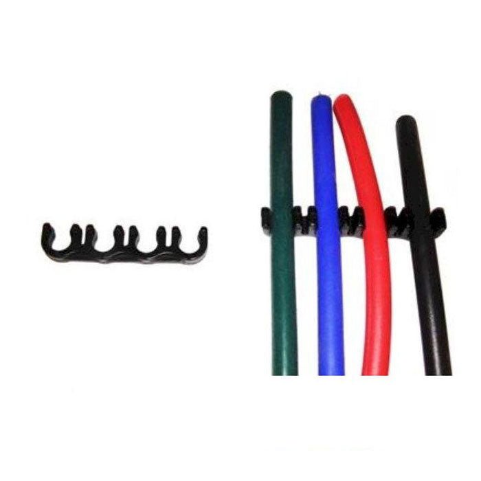 7mm HT Ignition Lead Clamp Set Holder Seperators Spacers 4 Clip Holder - Vroom Classics