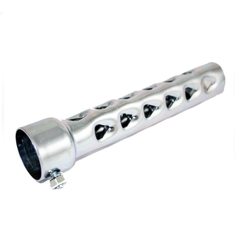 8" Exhaust Silencer Baffle Universal for 1 - 3/4" + mounting bolt & nut Motorcycle - Vroom Classics