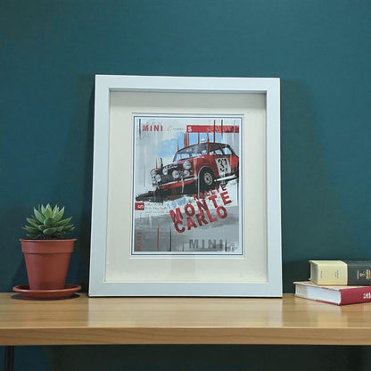 Paddy Hopkirk’s Legendary Mini Pop Art Print - Medium