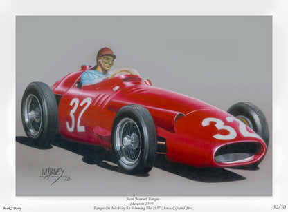 “El Maestro” at Monte Carlo - Limited Edition Giclee Print