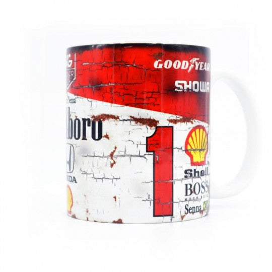 Ayrton Senna Marlboro Mug
