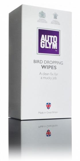 Autoglym Bird Dropping Wipes (10 Pack) Exterior Car Cleaning Wipes
