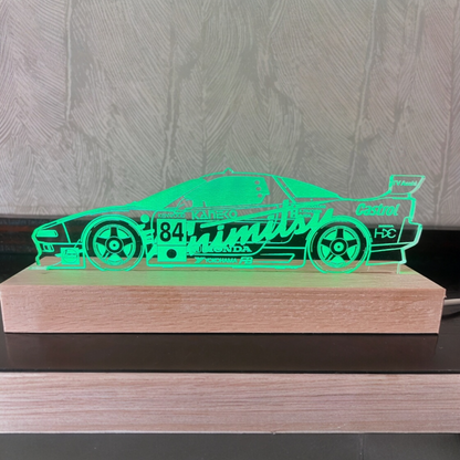 1995 Honda NSX GT2 #84 – Le Mans 24hr Winner Laser-Etched Perspex Light Display