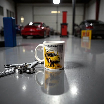 Lamborghini Aventador Pop Art Mug
