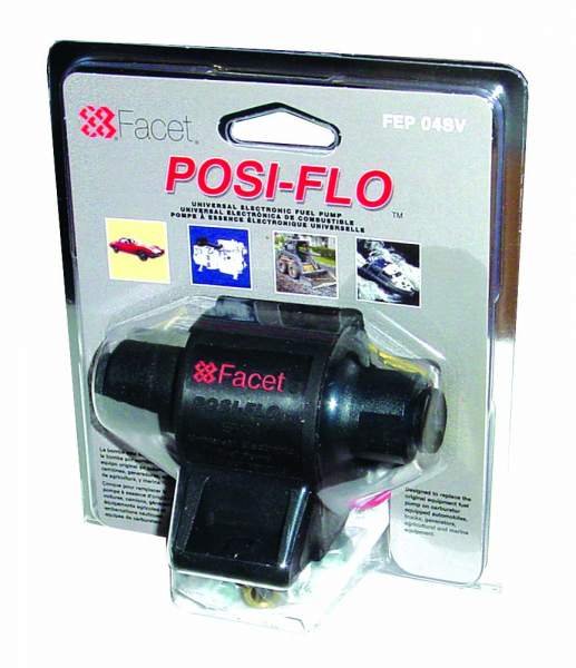 1x Facet FEP04SV Posi-Flow Fuel Pump Clamshell Kit (FEP04SV)