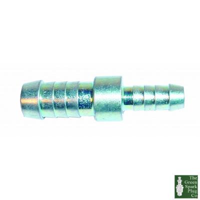 1x J0604 Steel Hose Joiner 8mm - 6mm (J0604)