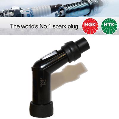 1x NGK Resistor Spark Plug Cap VD05F black (8052)