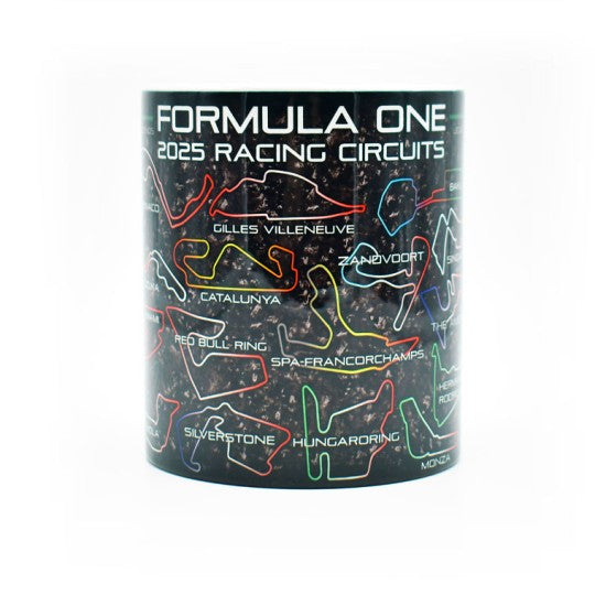 Formula 1 Circuits Mug 2025