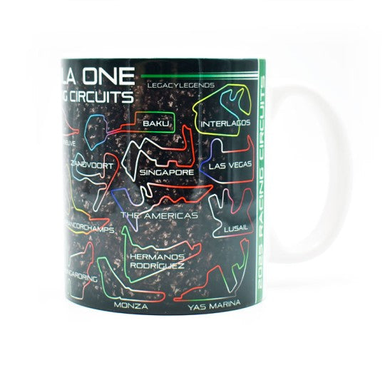 Formula 1 Circuits Mug 2025