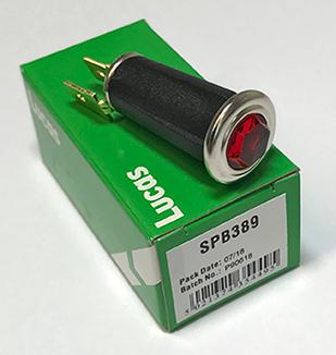 Lucas Jewel type Warning Light (Red) 99-1208,99-0568,LU54363454,LU38189,SPB389