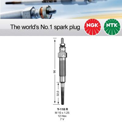 NGK Glow Plug Y-118R (2187)