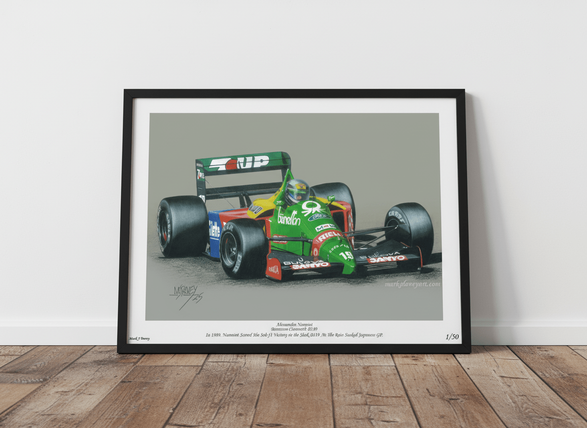 Alessandro Nannini, Potential Lost - Limited Edition Giclee Print - Vroom Classics