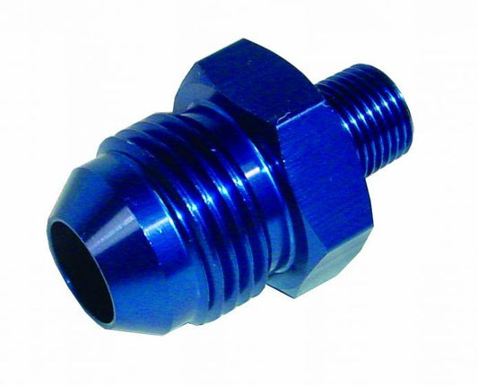 Alloy Fuel Union 1/8th Nptf - jic-8 (Blue) (BFU021) - Vroom Classics