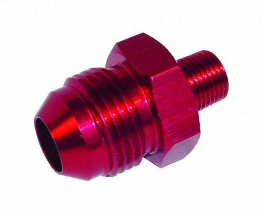 Alloy Fuel Union 1/8th Nptf - jic-8 (Red) (BFU020) - Vroom Classics