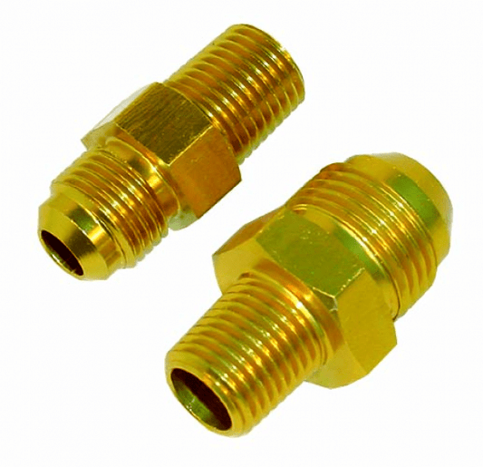 ASA01 ALLOY STRAIGHT ADAPTOR 1/4 Nptf-JIC6 (ASA01) - Vroom Classics
