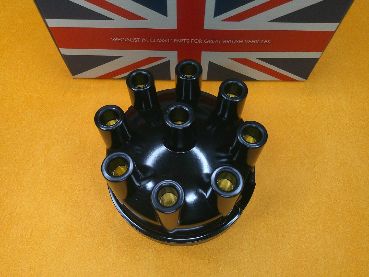 ASTON MARTIN V8 (1968 - 97) NEW Brass Terminal DISTRIBUTOR CAP - Vroom Classics