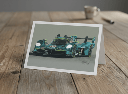 Aston Martin Valkyrie LMH Greeting Card - Vroom Classics