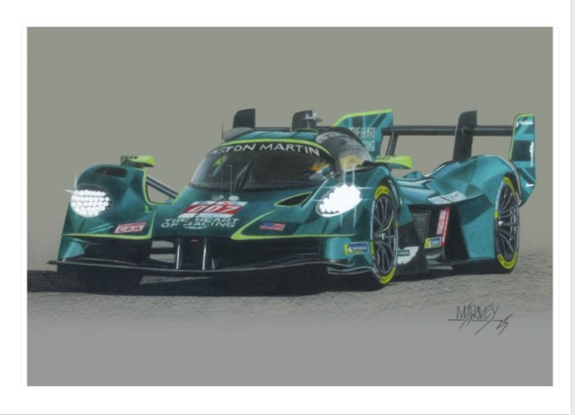 Aston Martin Valkyrie LMH Greeting Card - Vroom Classics