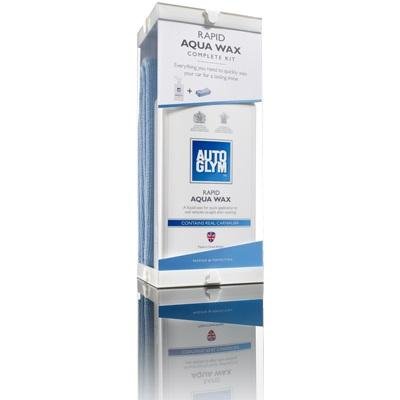 Autoglym Rapid Aqua Wax Complete Kit Wax + Microfibre Cloths Carnauba Based Wax - Vroom Classics