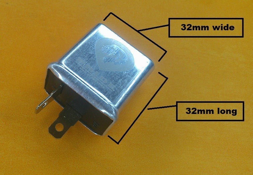 BEDFORD CF VAN (1970 - 84) FLASHER UNIT RELAY replaces Lucas SFB114 - Vroom Classics
