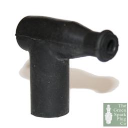 Black Spark Plug Cap, waterproof, black T Type - Vroom Classics