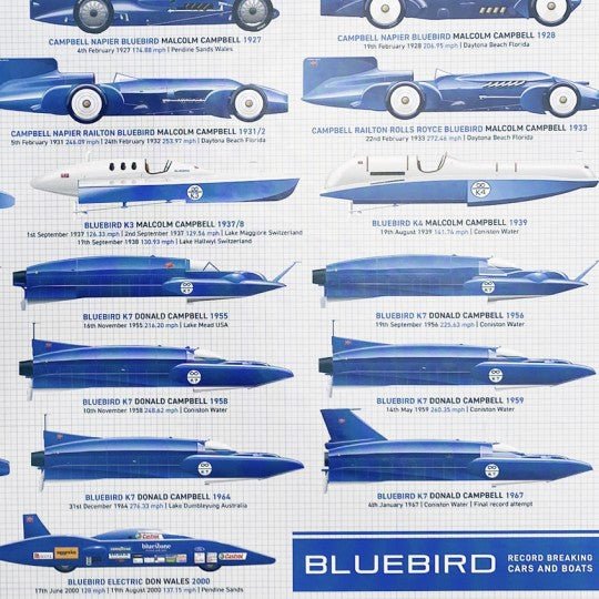 Bluebird 1000 Piece Jigsaw - Vroom Classics
