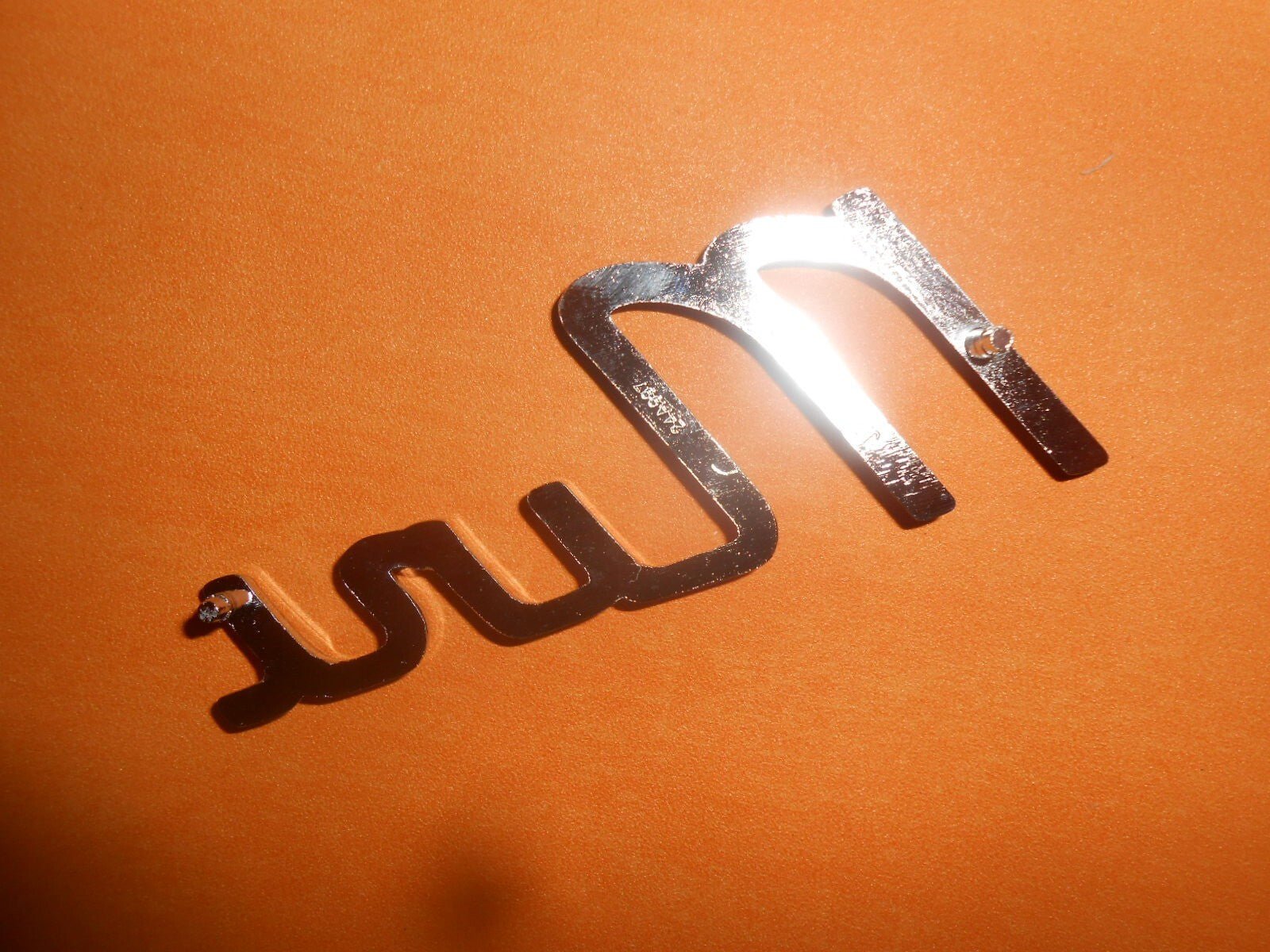 BMC AUSTIN MINI COOPER CHROME "MINI" BOOT BADGE - NEW - Vroom Classics