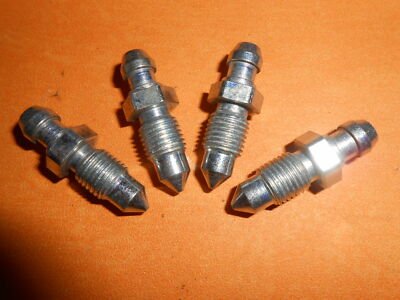 BRAKE CALIPER & WHEEL CYLINDER Imperial Bleed screws 4 x 3/8" UNF 24Tpi - Vroom Classics